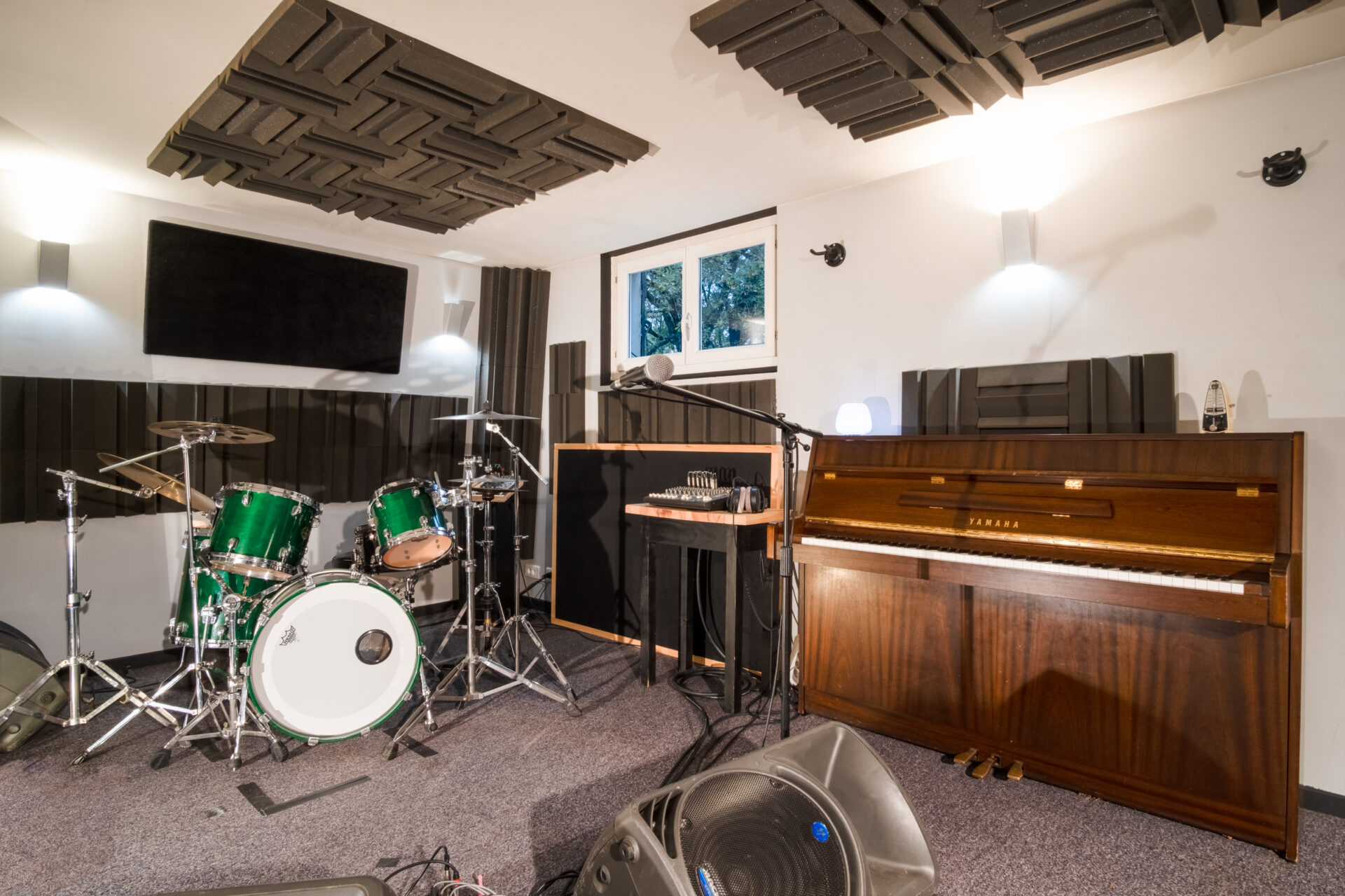 Garden Oak Studio. Salle de prise de son et de répétition